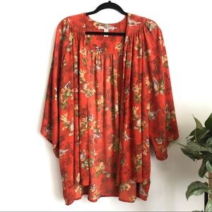FOREVER 21 Orange Kimono